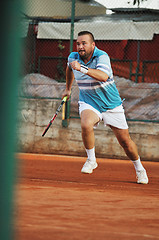 Image showing tennis man