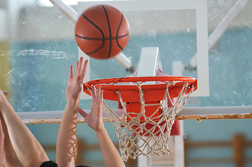 Image showing basketball game