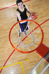 Image showing basketball player