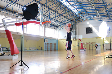 Image showing basketball player