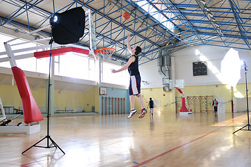 Image showing basketball player