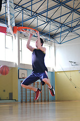 Image showing basketball player