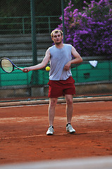 Image showing tennis man