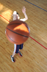 Image showing basketball man