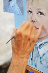Image showing paint portrait