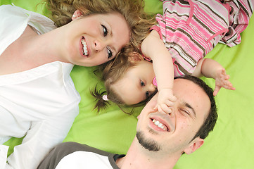 Image showing happy young family