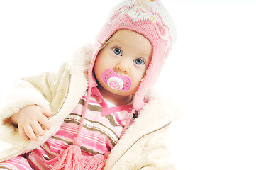 Image showing winter baby