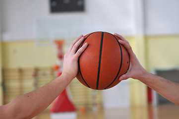 Image showing basketball competition concept