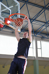 Image showing basketball player