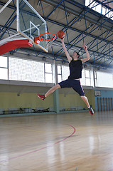 Image showing basketball player