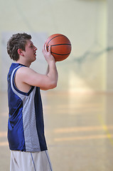 Image showing basketball player