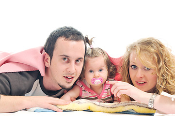 Image showing happy young familyhappy young family