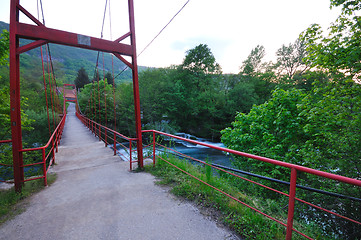Image showing bridge river wild