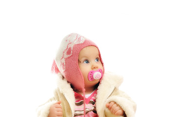 Image showing winter baby