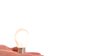 Image showing bulb business man