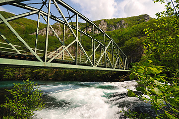 Image showing bridge river wild