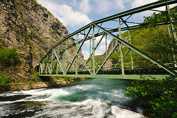 Image showing bridge river wild