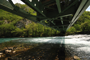 Image showing bridge river wild