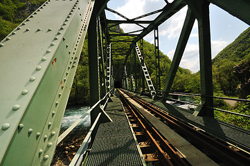 Image showing bridge river wild