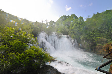 Image showing river waterfall wild 