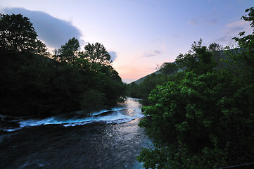 Image showing river waterfall wild 