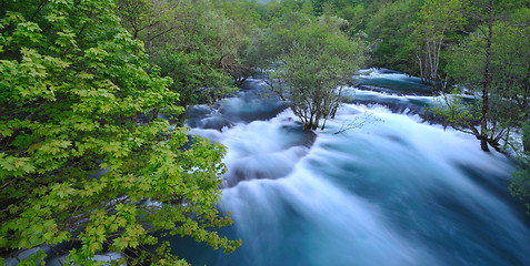 Image showing river waterfall wild 