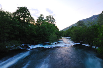 Image showing river waterfall wild 