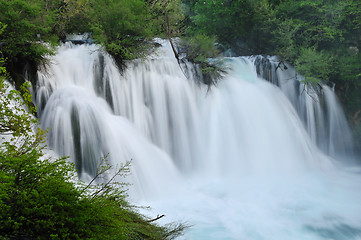 Image showing river waterfall wild 