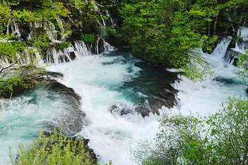 Image showing river waterfall wild 