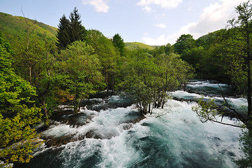 Image showing river waterfall wild 