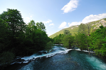 Image showing river waterfall wild 