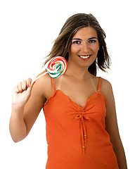 Image showing Lollypop Girl