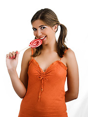 Image showing Lollypop Girl