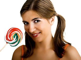 Image showing Lollypop Girl