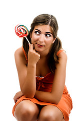 Image showing Lollypop Girl