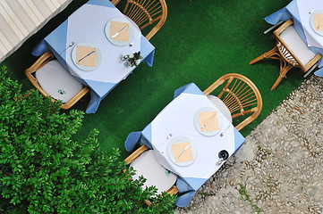 Image showing outdoor restaurant