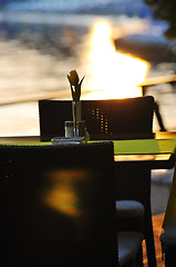 Image showing outdoor restaurant