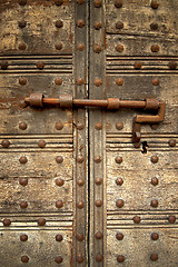 Image showing locked door