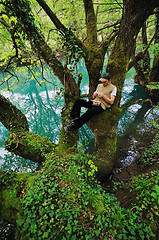 Image showing man relaxing outdoor