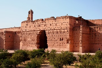 Image showing Ancient El Badi Palace