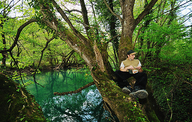 Image showing man relaxing outdoor