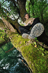 Image showing man relaxing outdoor