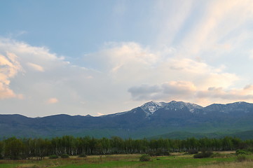 Image showing beautiful sunset in nature