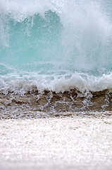 Image showing Ocean wave in Baja California Sur, Mexico