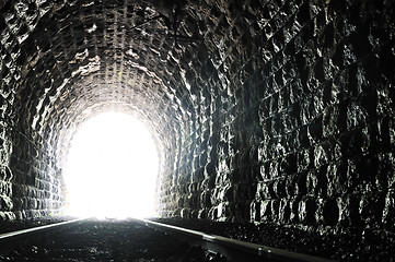 Image showing tunnel end light