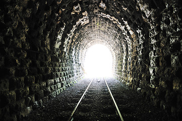 Image showing tunnel end light