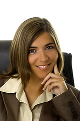 Image showing Beautiful business woman