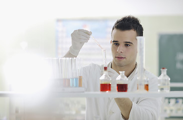 Image showing young scientist in lab