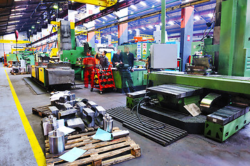 Image showing metal industy factory indoor