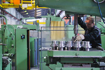 Image showing industry workers people in factory